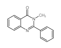 4(3H)-Quinazolinone, 3-methyl-2-phenyl- Structure