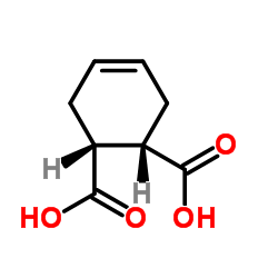 (1R,2S)-rel-Cyclohex-4-ene-1,2-dicarboxylic acid structure