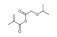(2-propan-2-yloxyacetyl) 2-methylprop-2-enoate Structure