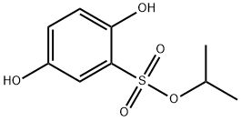 Benzenesulfonic acid, 2,5-dihydroxy-, 1-methylethyl ester结构式