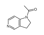 1H-Pyrrolo[3,2-c]pyridine, 1-acetyl-2,3-dihydro- (8CI,9CI) Structure