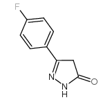 2,4-DIHYDRO-5-(4-FLUOROPHENYL)-3H-PYRAZOL-3-ONE structure