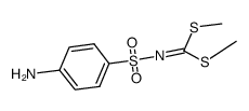 Dimethyl N-(4-Aminophenylsulphonyl)dithiocarbonimidate结构式