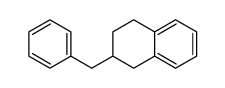 1,2,3,4-Tetrahydro-2-(phenylmethyl)naphthalene Structure