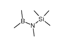 Dimethylboryl-(trimethylsilyl)-methylamin结构式