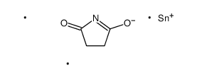 1-trimethylstannylpyrrolidine-2,5-dione结构式
