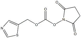 2,5-dioxopyrrolidin-1-yl thiazol-5-ylmethyl carbonate Structure