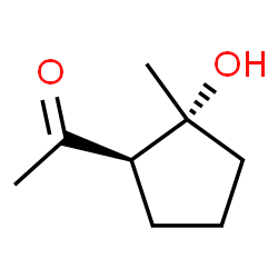 Ethanone, 1-[(1R,2R)-2-hydroxy-2-methylcyclopentyl]-, rel- (9CI)结构式