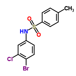 N-(4-Bromo-3-chlorophenyl)-4-methylbenzenesulfonamide Structure