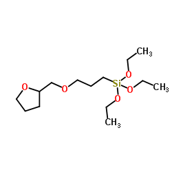 Triethoxy[3-(tetrahydro-2-furanylmethoxy)propyl]silane Structure