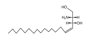 (2S,3R,E)-2-Amino-4-nonadecene-1,3-diol Structure