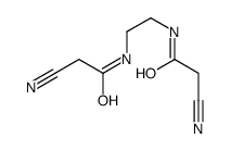 N,N'-ethylenebis[2-cyanoacetamide]结构式
