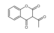 3-acetyl-4-hydroxycoumarin结构式