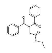 ethyl 4-oxo-4-phenyl-3-(phenylcarbonyl)butanoate Structure