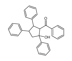 (2-hydroxy-2,4,5-triphenylcyclopentyl)-phenylmethanone Structure