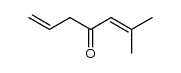 6-methyl-hepta-1,5-dien-4-one Structure