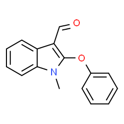 1-Methyl-2-phenoxy-1H-indole-3-carbaldehyde structure