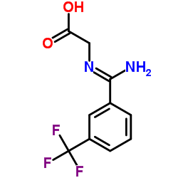 N-(2-CARBOXYMETHYL)-3-(TRIFLUOROMETHYL)BENZAMIDIN structure