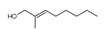 (2E)-2-methyl-2-octen-1-ol Structure