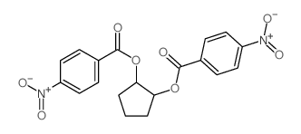 [2-(4-nitrobenzoyl)oxycyclopentyl] 4-nitrobenzoate Structure