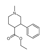 ethyl 1-methyl-3-phenylpiperidine-4-carboxylate Structure