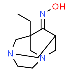 3,6-Diazatricyclo[4.3.1.13,8]undecan-9-one,1-ethyl-,oxime(9CI)结构式