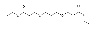 diethyl 3,3'-(propane-1,3-diylbis(oxy))dipropanoate结构式