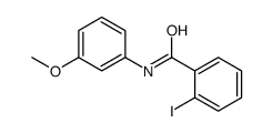 2-iodo-N-(3-methoxyphenyl)benzamide Structure