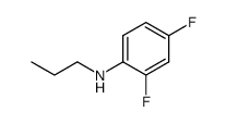 N-(n-propyl)-2,4-difluoroaniline结构式