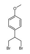 1-(1,3-dibromopropan-2-yl)-4-methoxybenzene Structure