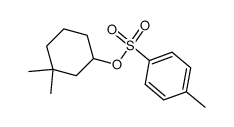 3,3-dimethylcyclohexyl 1-tosylate结构式