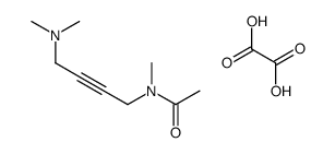N-[4-(dimethylamino)but-2-ynyl]-N-methylacetamide,oxalic acid结构式