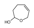 2,3,4,7-tetrahydrooxepin-2-ol结构式