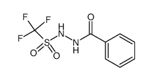 N-Benzoyl-N-trifylhydrazin Structure