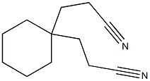 3,3'-(cyclohexane-1,1-diyl)dipropanenitrile Structure