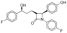 Ezetimibe-13C6结构式