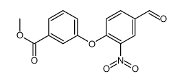 Methyl 3-(4-formyl-2-nitrophenoxy)benzoate Structure