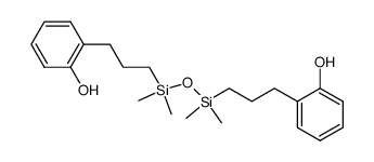 1,3-bis(3'-(2-hydroxylphenyl)propyl)-1,1,3,3-tetramethyldisiloxane结构式