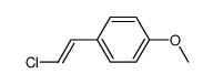 1-[2-chloroethenyl]-4-methoxybenzene结构式