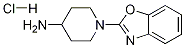 1-苯并恶唑-2-基-哌啶-4-基胺盐酸盐结构式