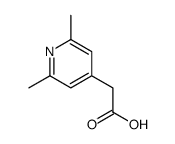 2-(2,6-dimethylpyridin-4-yl)acetic acid Structure