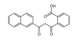 2-(3-naphthalen-2-yl-3-oxopropanoyl)benzoic acid Structure