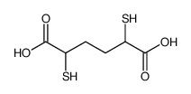2,5-bis(sulfanyl)hexanedioic acid结构式