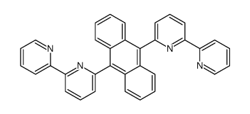 2-pyridin-2-yl-6-[10-(6-pyridin-2-ylpyridin-2-yl)anthracen-9-yl]pyridine结构式