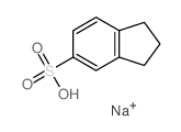 sodium,2,3-dihydro-1H-indene-5-sulfonic acid Structure
