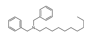 N,N-dibenzyldecan-1-amine Structure