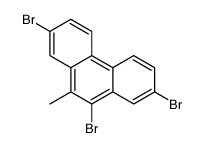 2,7,9-tribromo-10-methylphenanthrene Structure