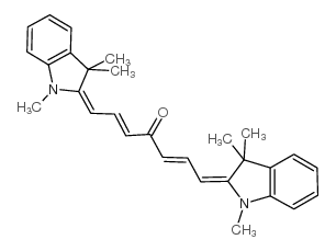 (2E,5E)-1,7-BIS(1,3,3-TRIMETHYL-1,3-DIHYDRO-2H-INDOL-2-YLIDENE)-2,5-HEPTADIEN-4-ONE Structure