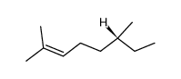 (R)-(-)-2,6-dimethyl-2-octene Structure