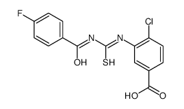 4-CHLORO-3-[[[(4-FLUOROBENZOYL)AMINO]THIOXOMETHYL]AMINO]-BENZOIC ACID picture